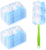 Duster Refills with Duster Refills,10 Count 180 Heavy Duty Dusters Refills,Multi Surface Heavy Duty Feather Dusters Kit for Cleaning Kitchens,Bedrooms,Bathrooms,Studies,Cars