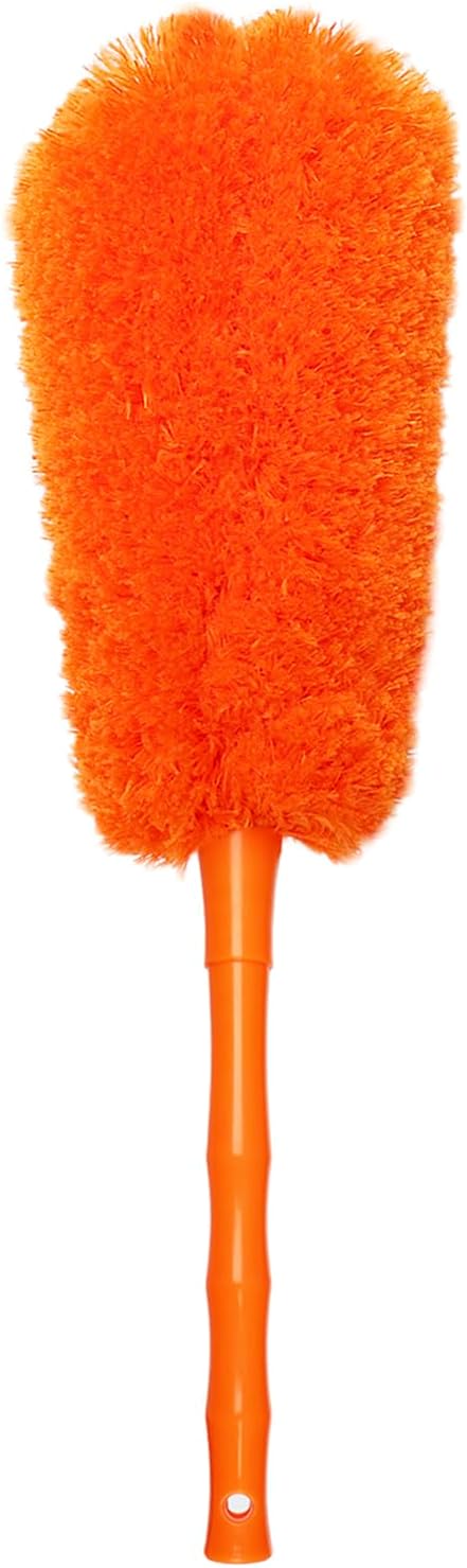 16 inch Microfiber Duster, Feather Dusters for Cleaning with Washable Microfiber Head, Handheld Duster, Dusting Wand Cleaning Tool for Office, Car, Window, Furniture