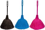 3 Pack Microfiber Delicate Duster,Comfortable Non Slip Handle, 3 Colour Washable Dusting Brush for Blinds Kitchen Keyboard Office